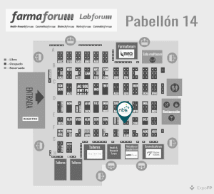 Map of a trade fair with NBS