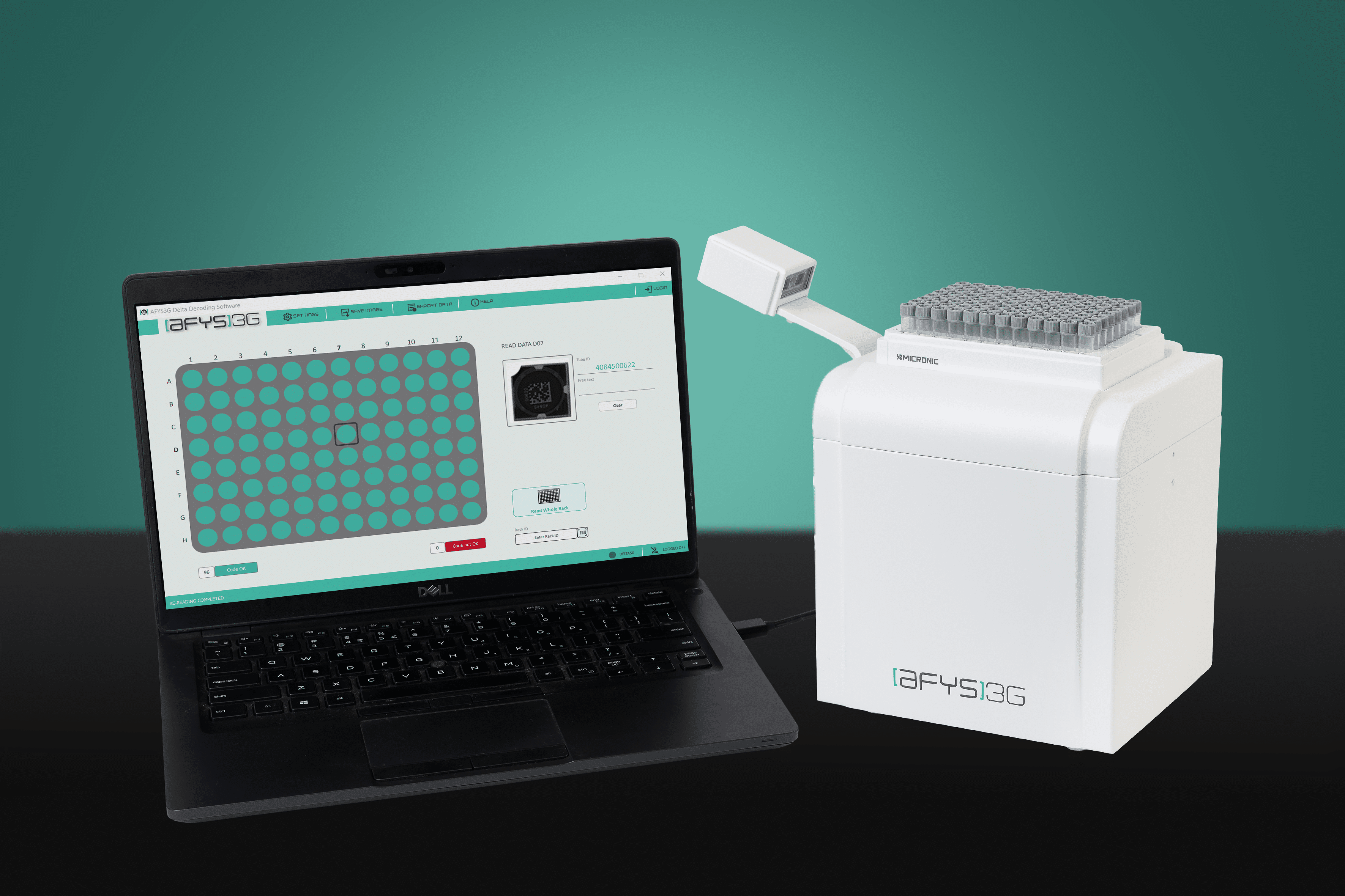 Lector Lateral de Códigos de barras AFYS3G - Imagen 2